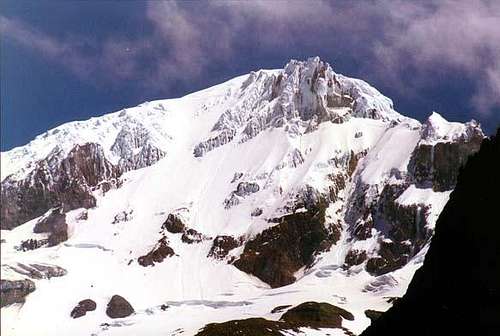 The summit of Mount Hood