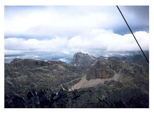 The northern part of Dolomiti...
