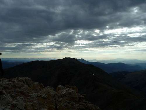 Mt Oxford from Mt Belford...