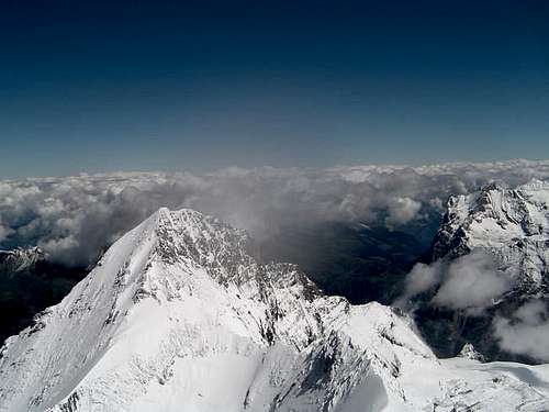Eiger seen from summit. Lots...