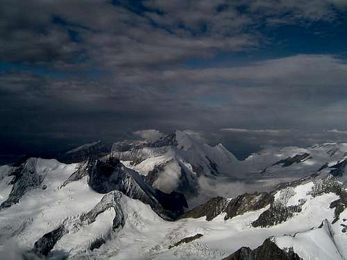 Aletschhorn from summit...