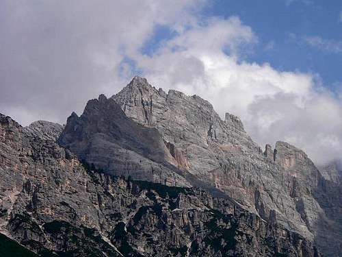 a view of sorapis from cortina