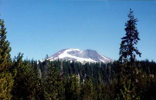 South Sister from Devils Lake...
