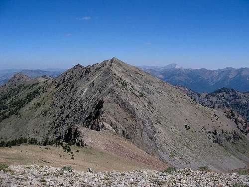 Saviers Peak as seen from the...