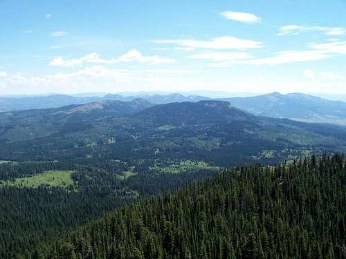View east from the summit....