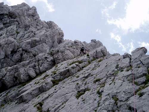 Climbing Alpina, July 2005