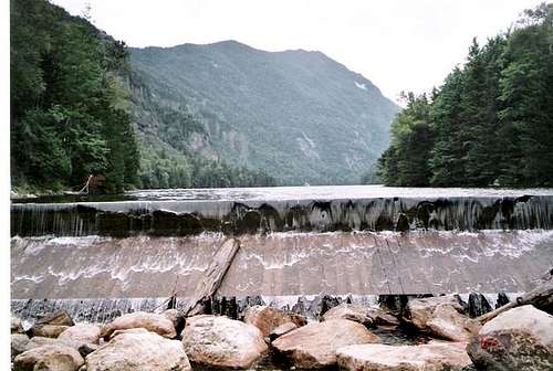  The dam at Lower Ausable...