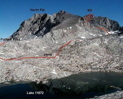 Approaches to Mt Sill, seen...