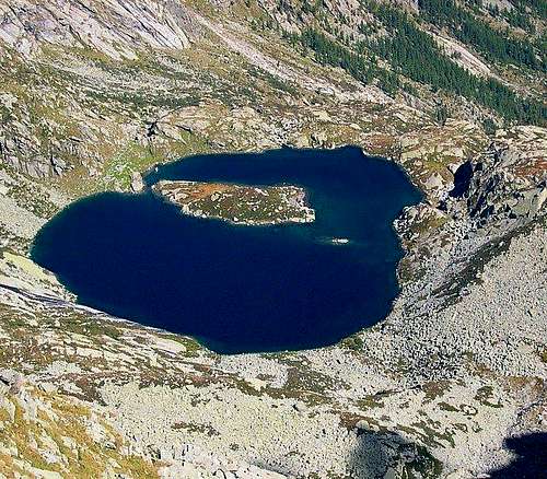 Lake Lazin from Monte Colombo
