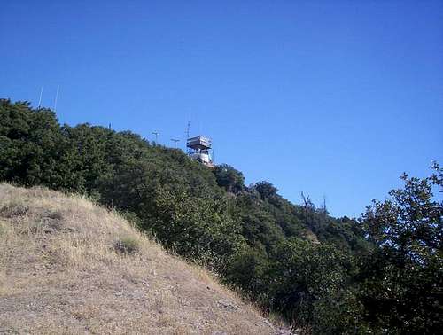 A view of the firetower from...