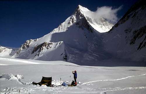 Gasherbrum IV seen from the...