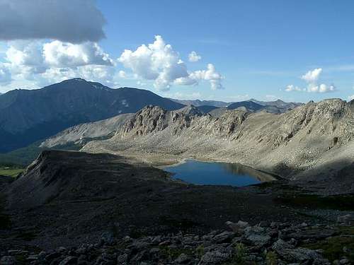 Bear Lake with Mt Yale to the...