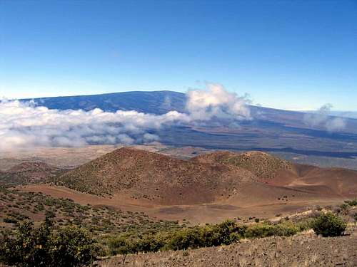 Mauna Loa from the Mauna Kea...