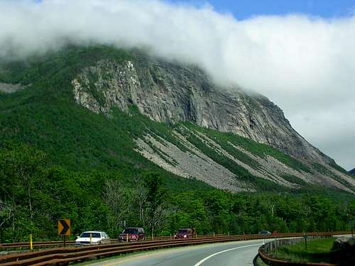 Cannon Mountain from I-93 in...