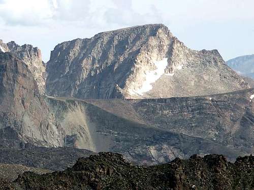 McHenrys Peak seen from Wild Basin