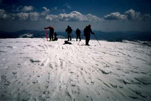 James Peak's big flat summit...