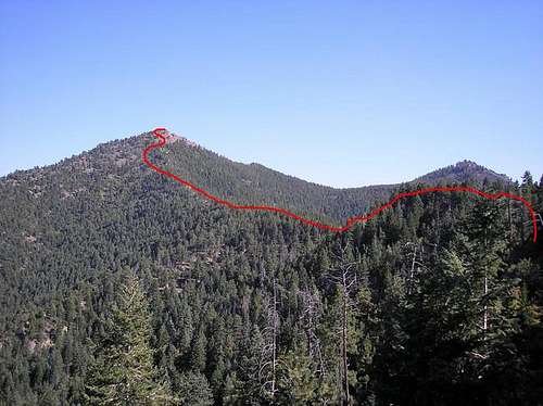 Bear Peak's West Ridge Route