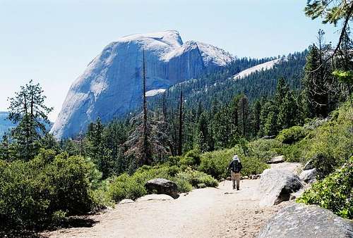 Half Dome, from trail from...