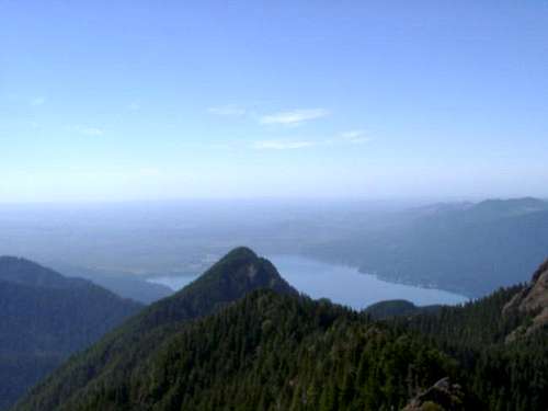 Lake Quinault seen from the...