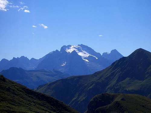 Marmolada group from the...