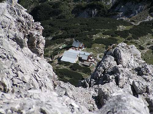  Coburger hut from far above...