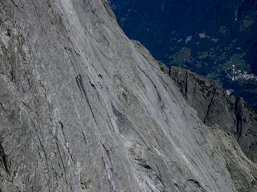 Some climbers on North face...