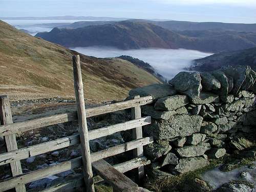 Looking down on Ullswater...