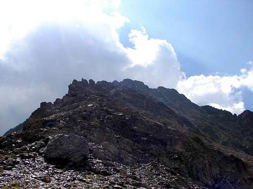 The ridge North of Gran Facha...