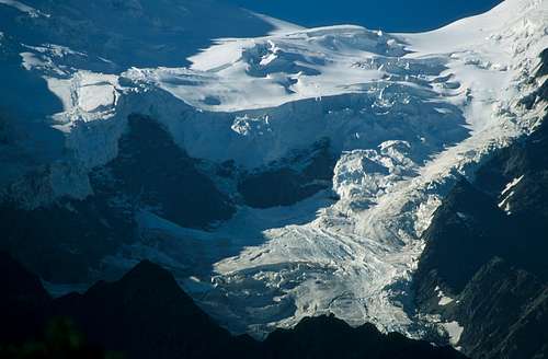 Dôme du Goûter : Taconnaz glacier