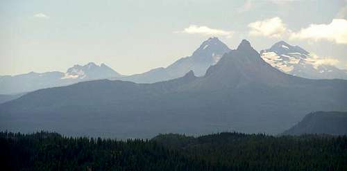 Summit views of the Cascades...