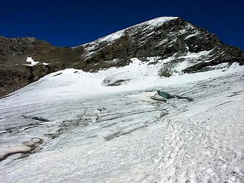 NW side of punta Tersiva <i>3.515m</i><br> from Tessonet glacier