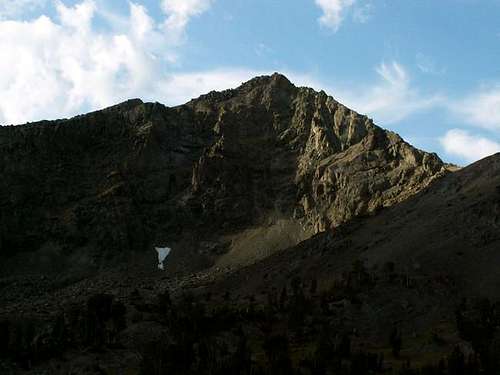 Saviers Peak's north face...