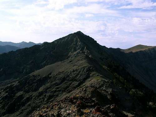 Saviers Peak from the summit...