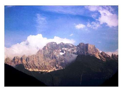 Monte Civetta viewed from the...
