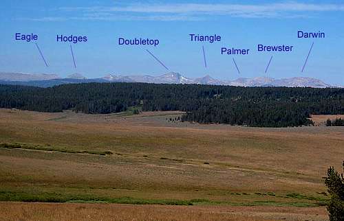 The Gros Ventre Range as seen...