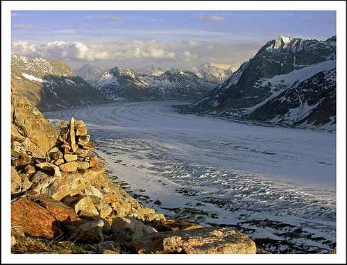 Aletch Glacier from Concordia...