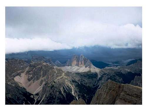 Tre Cime viewed from the top...