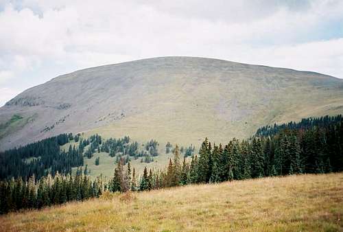 A view of Bennett Peak.