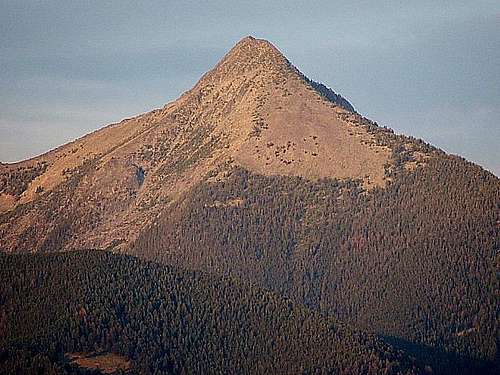 Copperhead Peak just before...
