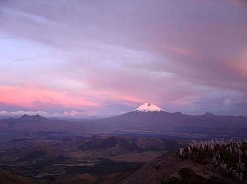 Cotopaxi at sunset from the...