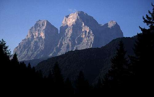 Monte Pelmo seen from south...