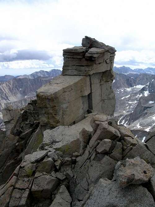 A closer view of the summit...