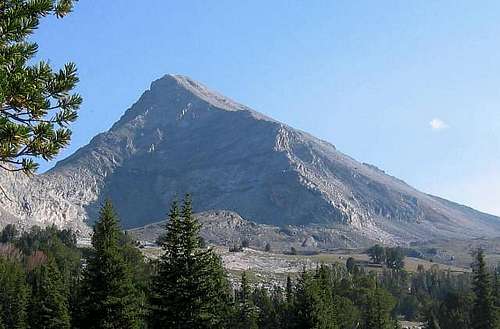 Hyndman Peak from where the...