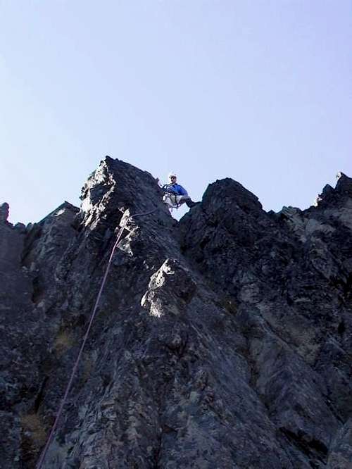 The sweet rappel from the...