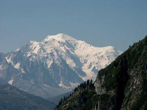 The Mont Blanc is not far...