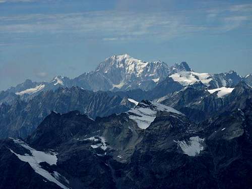 Mont Blanc from the route of...
