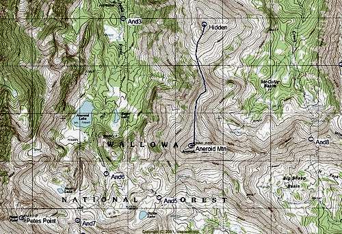 Topo of route from Hidden Pk...