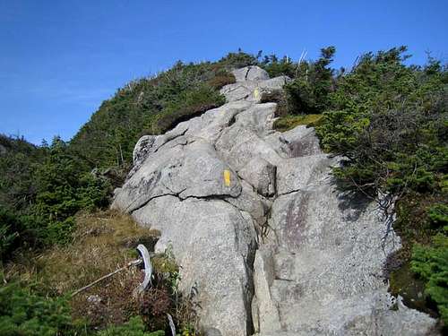 a steep section of Mt. Marcy