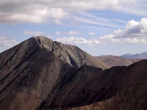 The south ridge of Mt Guyot....