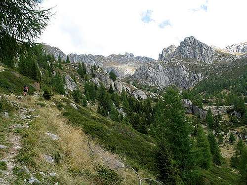 The Val di Rava and from the...